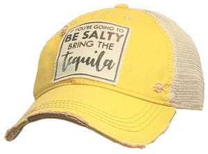 If You're Going To Be Salty Bring.... Distressed Trucker Cap Vintage Life