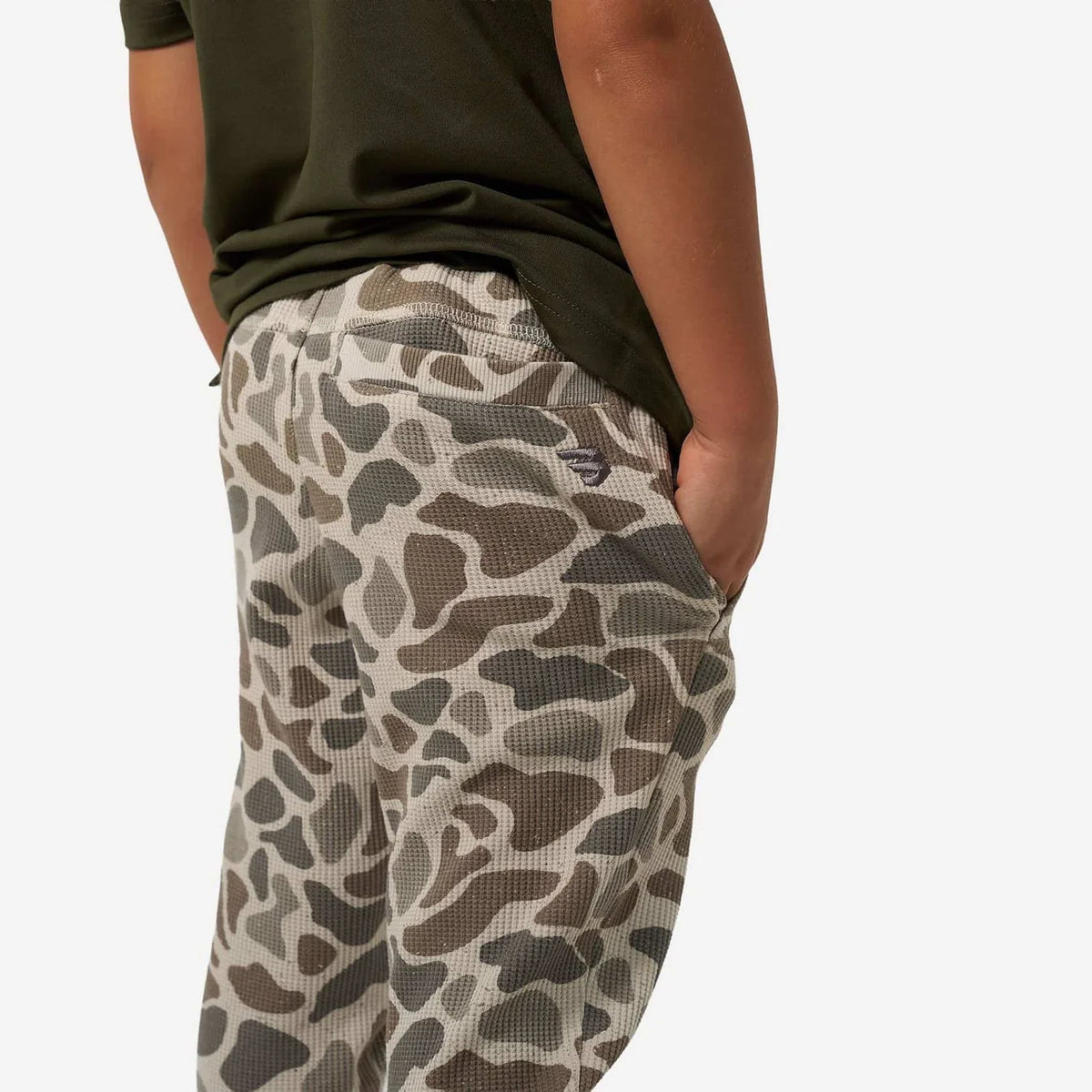 Classic Deer Camo Youth Burlebo Thermal Joggers TX Y-THJG-CDC