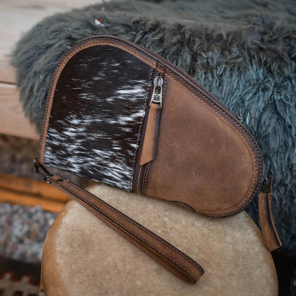 Small Cowhide Pistol Case STS31366 STS Ranchwear