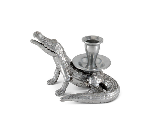 Alligator Taper Candle Holders