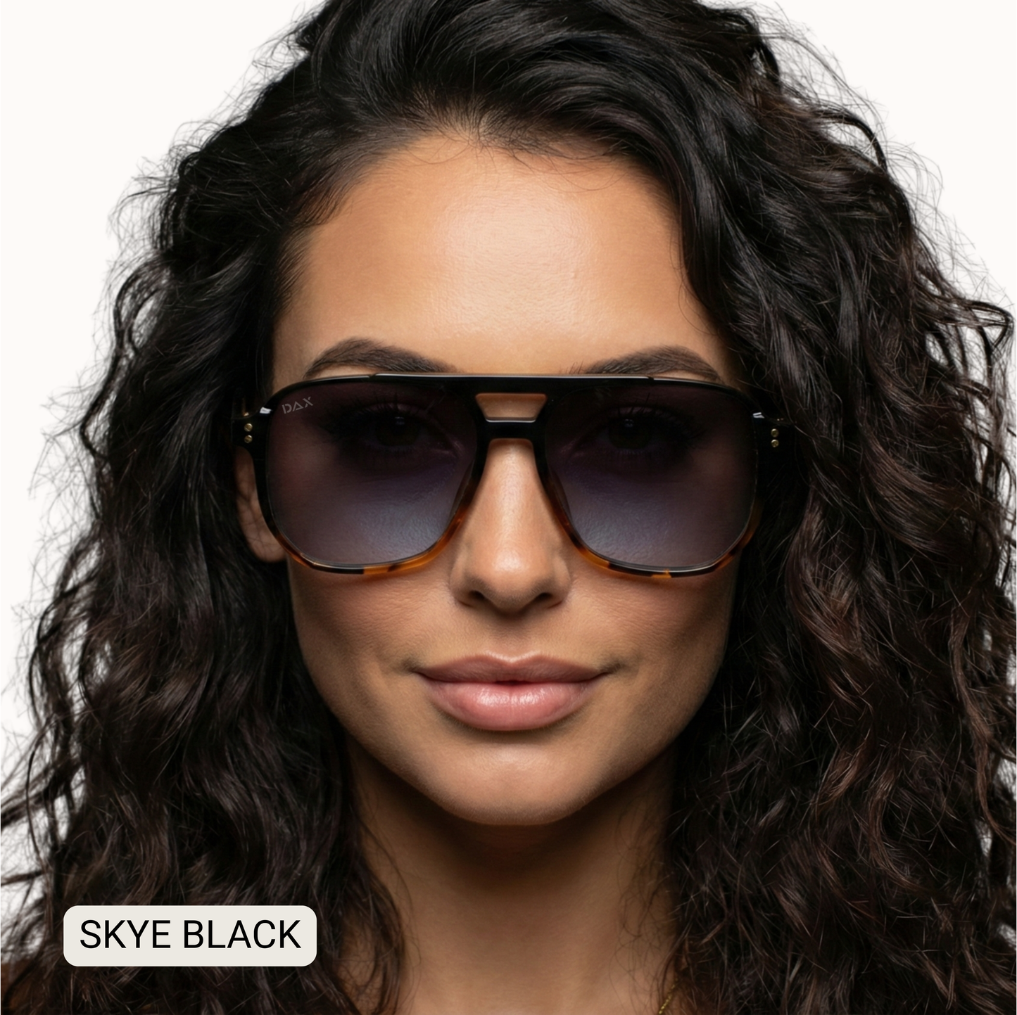 Skye - Unisex Oversized Aviator: Amber Fl/Tx Dax