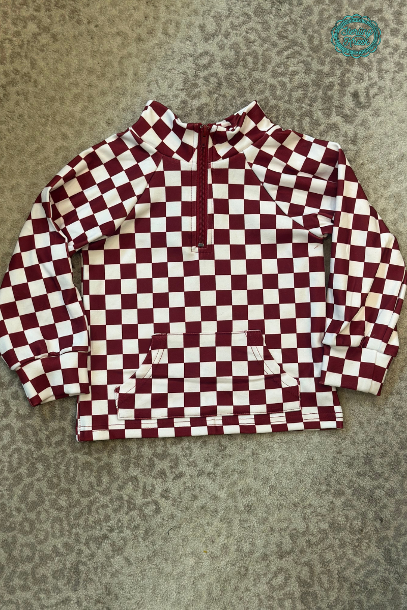 Mini Pep Rally Pullover - Maroon: XL