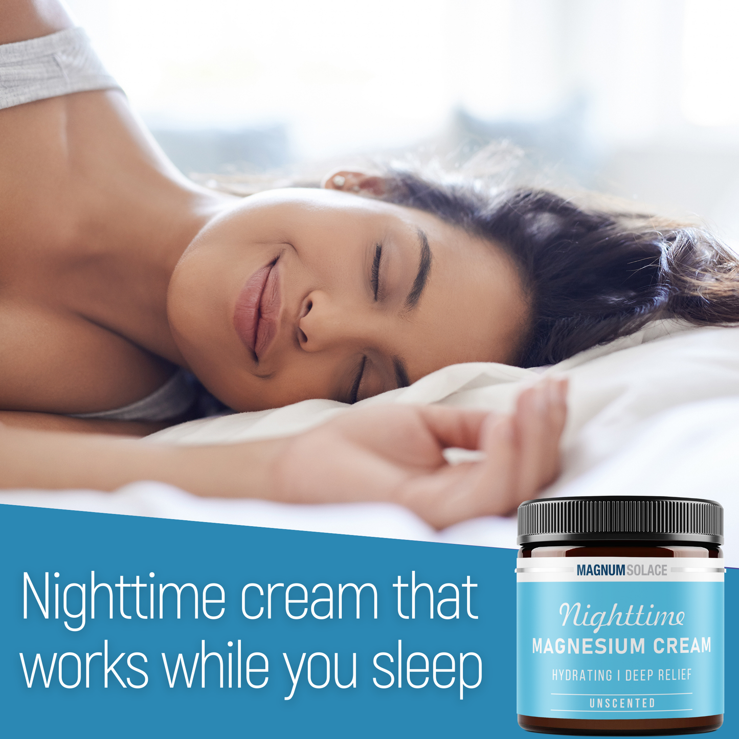 Nighttime Magnesium Cream: Lavender 5 oz Magnum