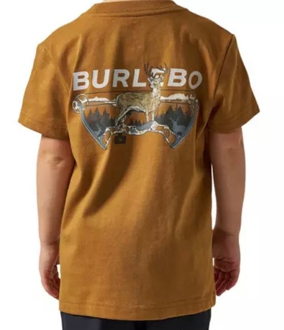 Bow Hunter Youth Burlebo T shirt Y-SST-BOWH-LB Tx / Fl