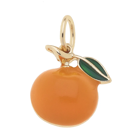 3-D Orange Charm in Orange Canvas