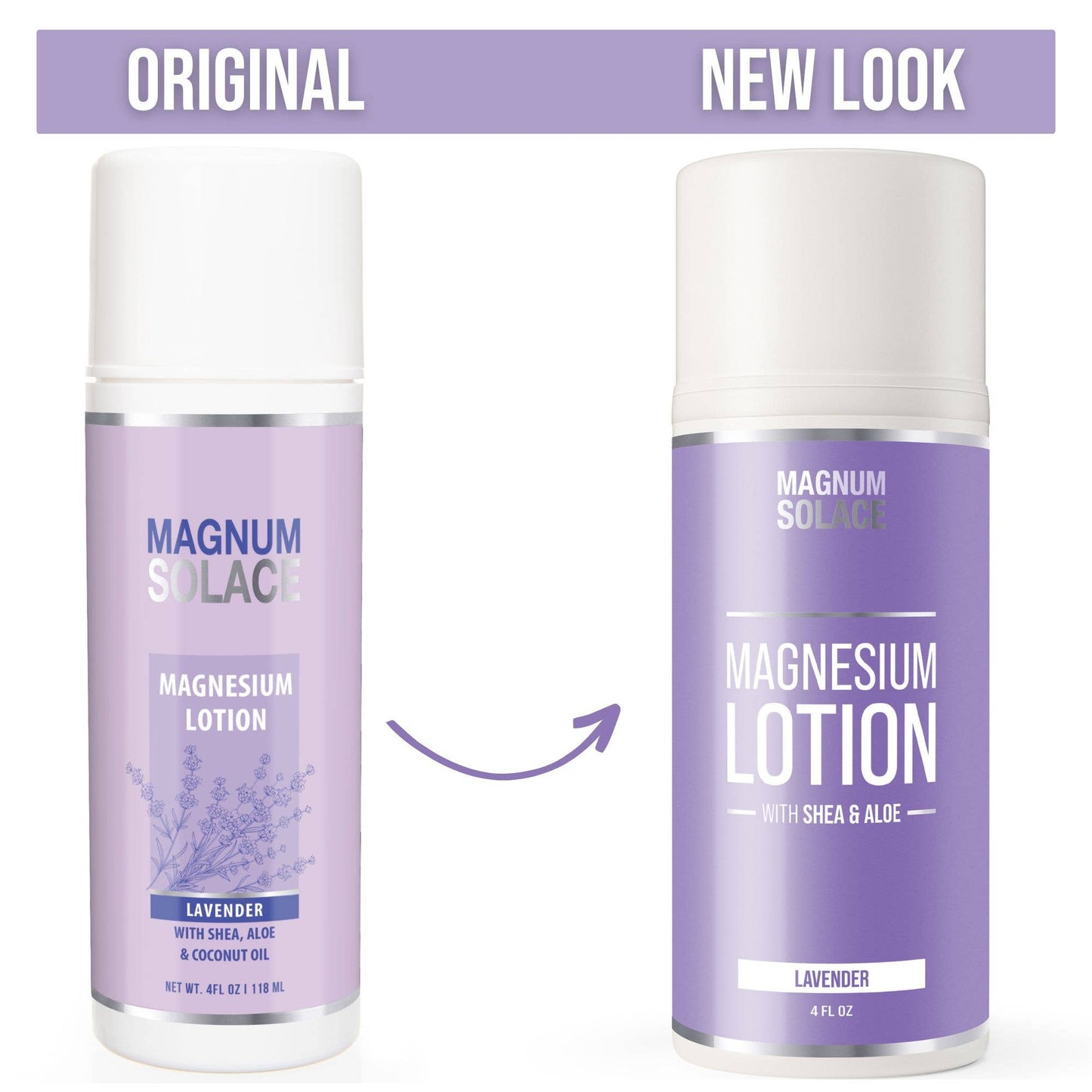 Magnesium Lotion - Lavender, Aloe, Shea and Coconut Oil magnum