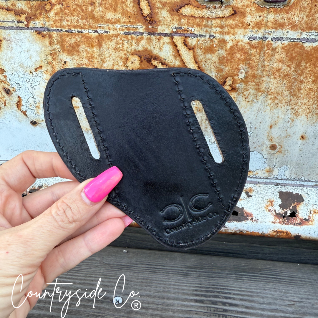 Gambler Leather Sheath Holder Countryside