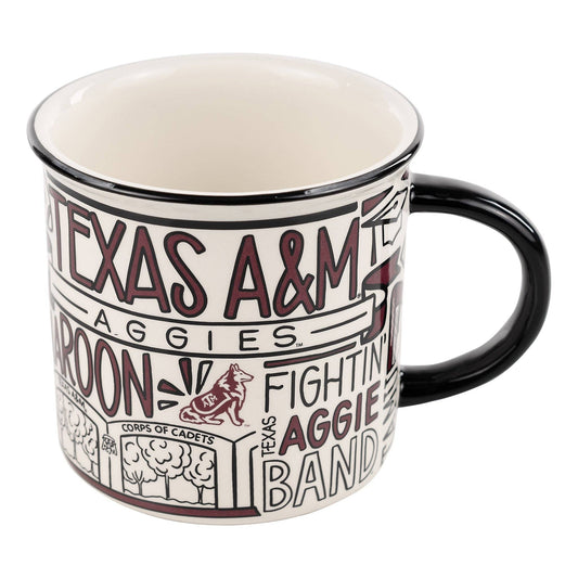 Texas A&M Collage Campfire Mug