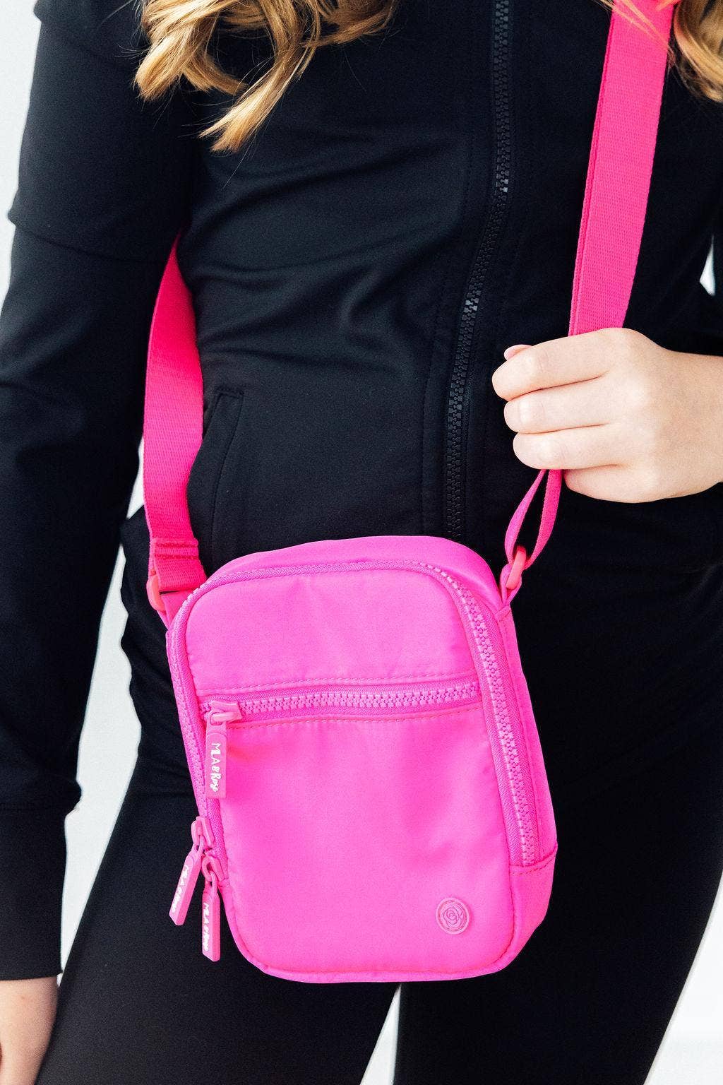 Neon Pink Crossbody Bag Mila