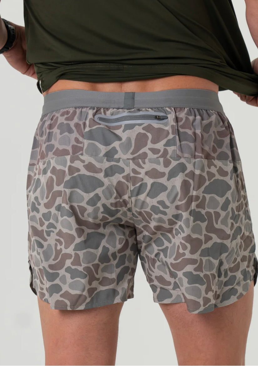 Classic Deer Camo Training Shorts Burlebo