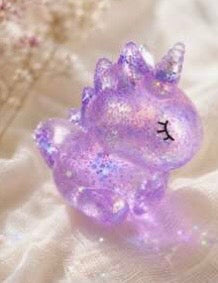 Glitter Unicorn Squishy Toy