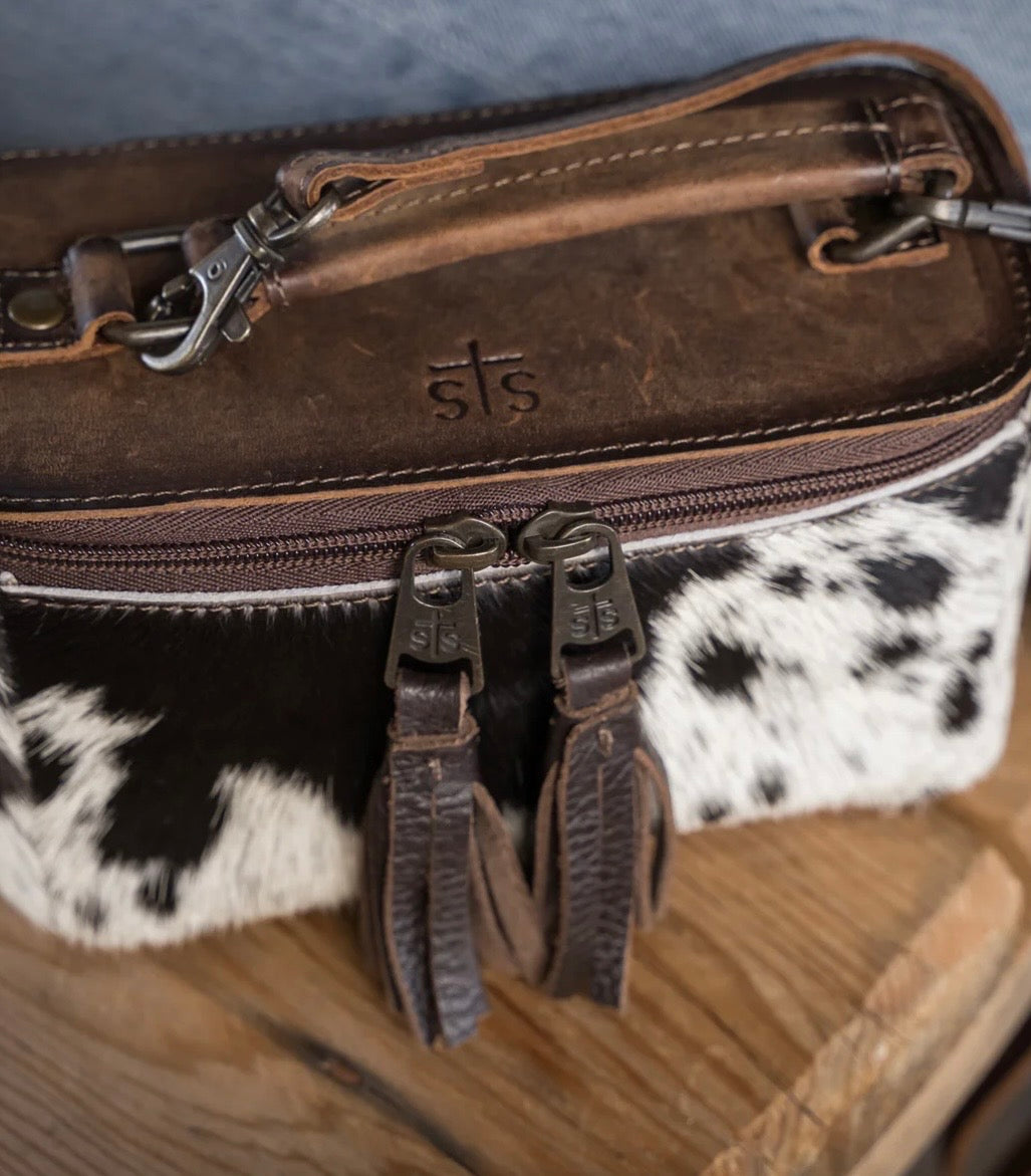 Cowhide Petite Train Case Crossbody STS Ranchwear STS35945