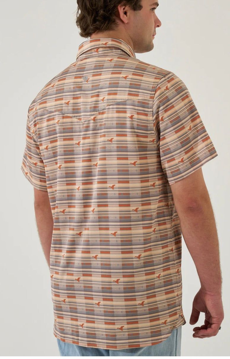 Duck Hunter Plaid Performance Western Shirt Burlebo