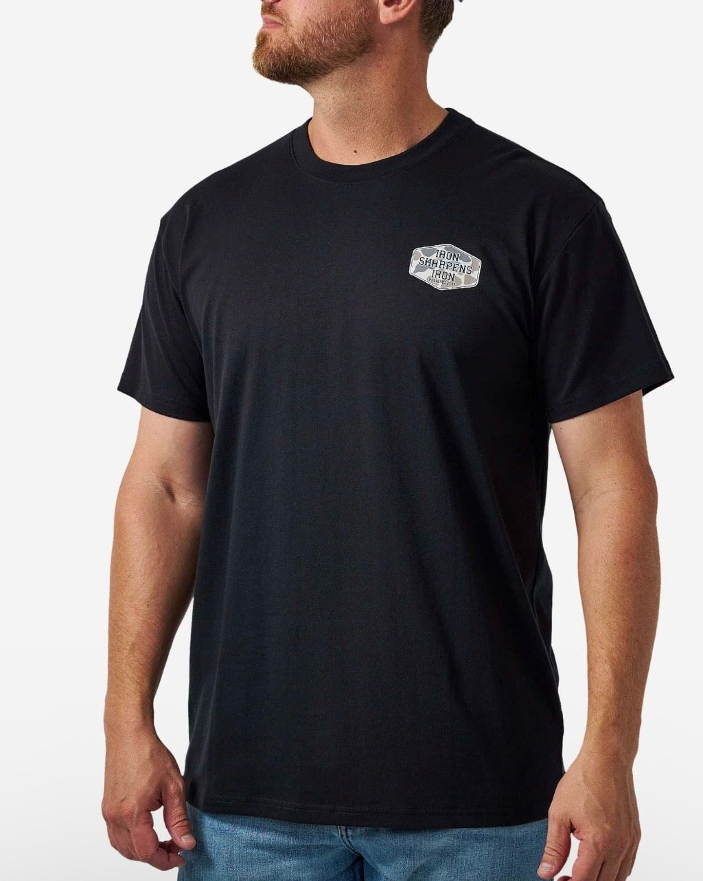 Iron Sharpens Iron Black Burlebo T Shirt SST-ISIF26-BLK