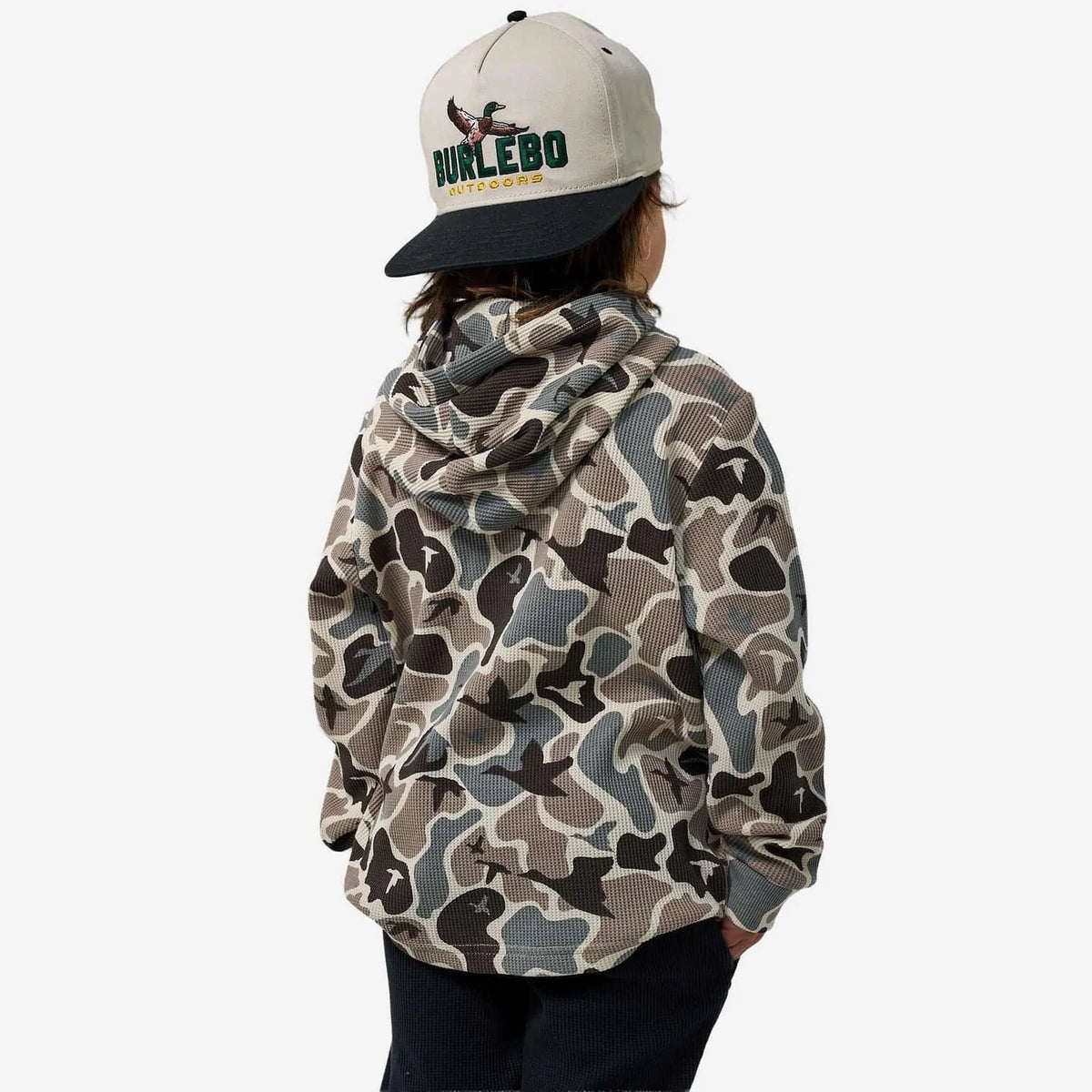Mallard Mayhem Youth Thermal Hoodie Tx Y-TH-MMAYC