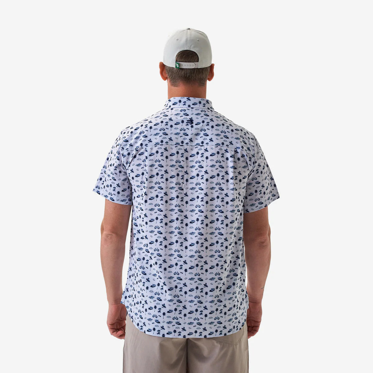 On The Water Performance Button Up Burlebo Fl