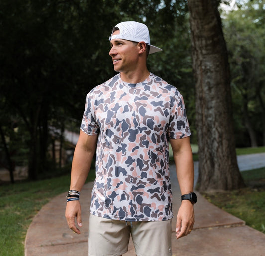Vintage Camo Go To Tee Burlebo Tx/ Fl