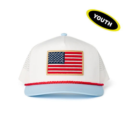 Youth Performance Cap - Old Glory Tx