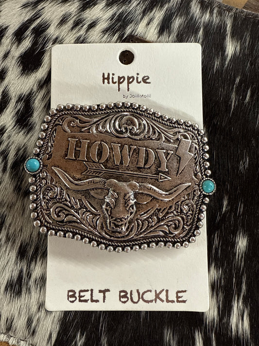 Howdy Belt Buckle