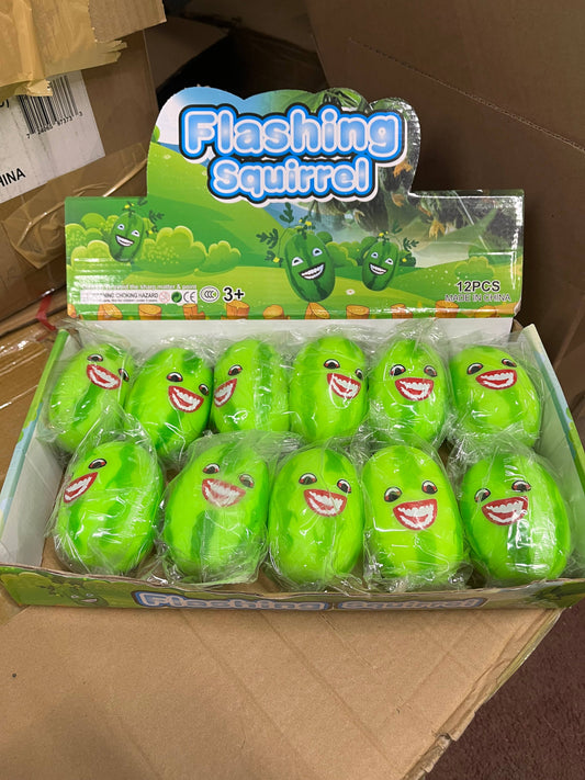 Watermelon Squishy Toy with Face