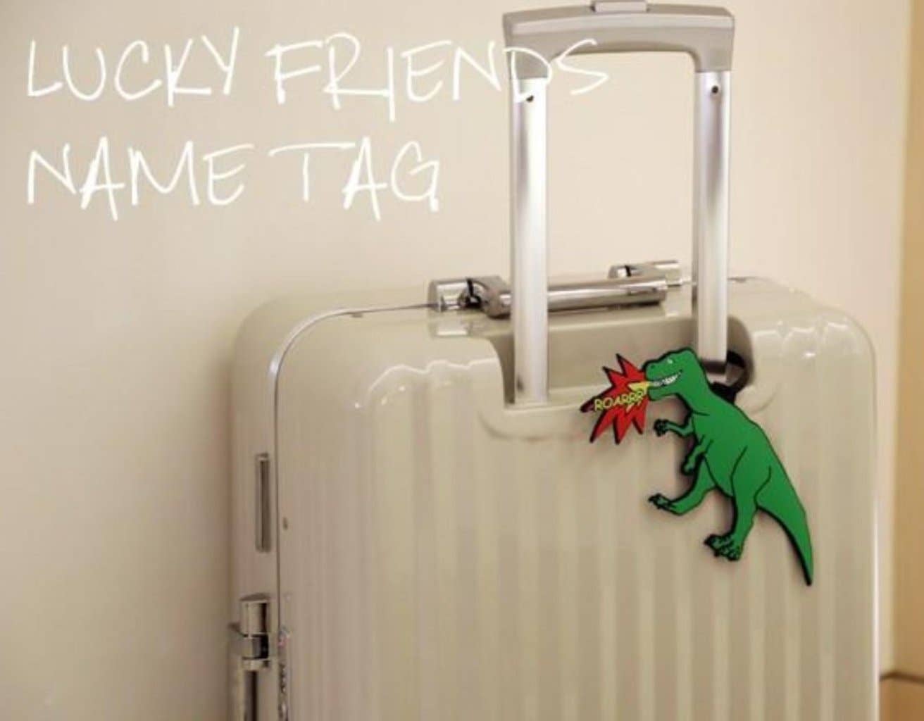 Lucky Friends Luggage Name Tag - Yellow