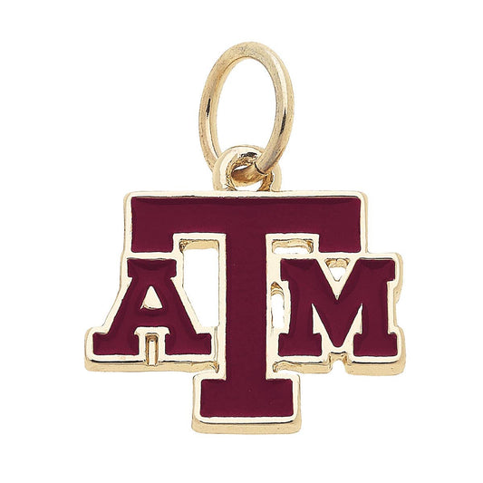 Texas A&M Aggies Enamel Logo Charm Canvas