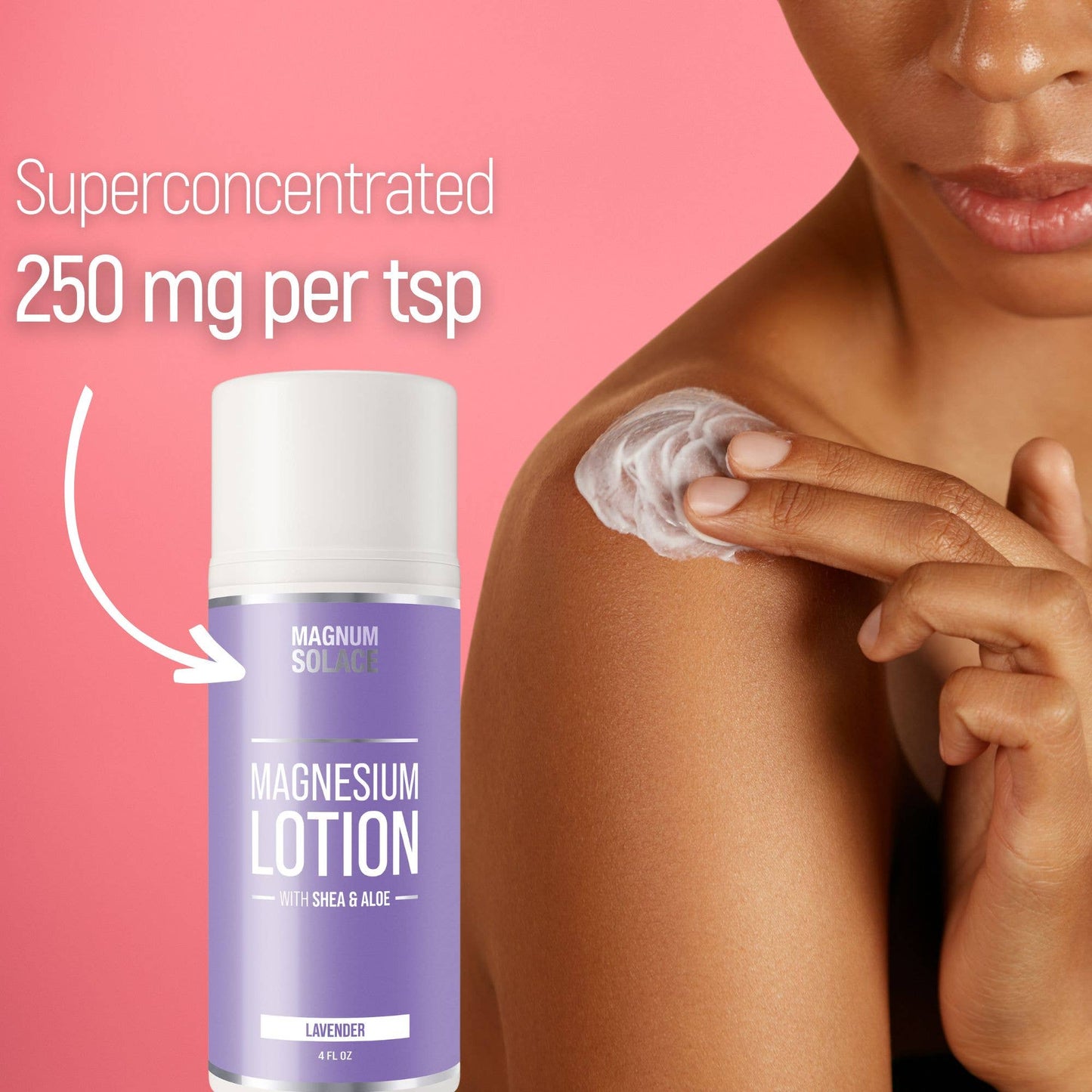 Magnesium Lotion - Lavender, Aloe, Shea and Coconut Oil magnum