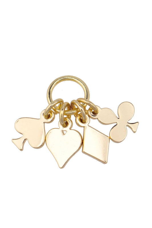 Deal or No Deal Charm in Shiny Gold Canvas