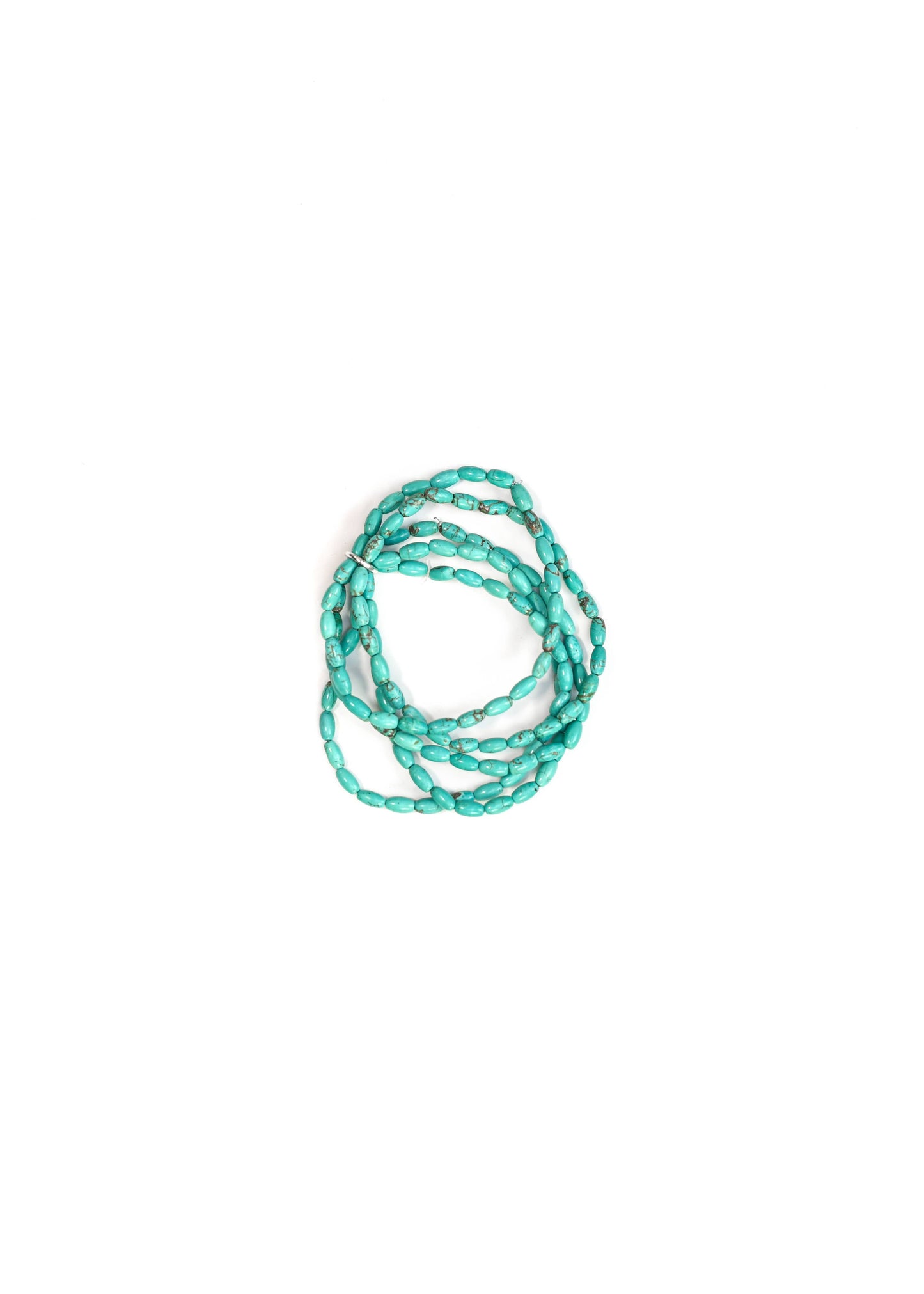 5 Strand Green Turquoise Dainty Beaded Bracelet Westco
