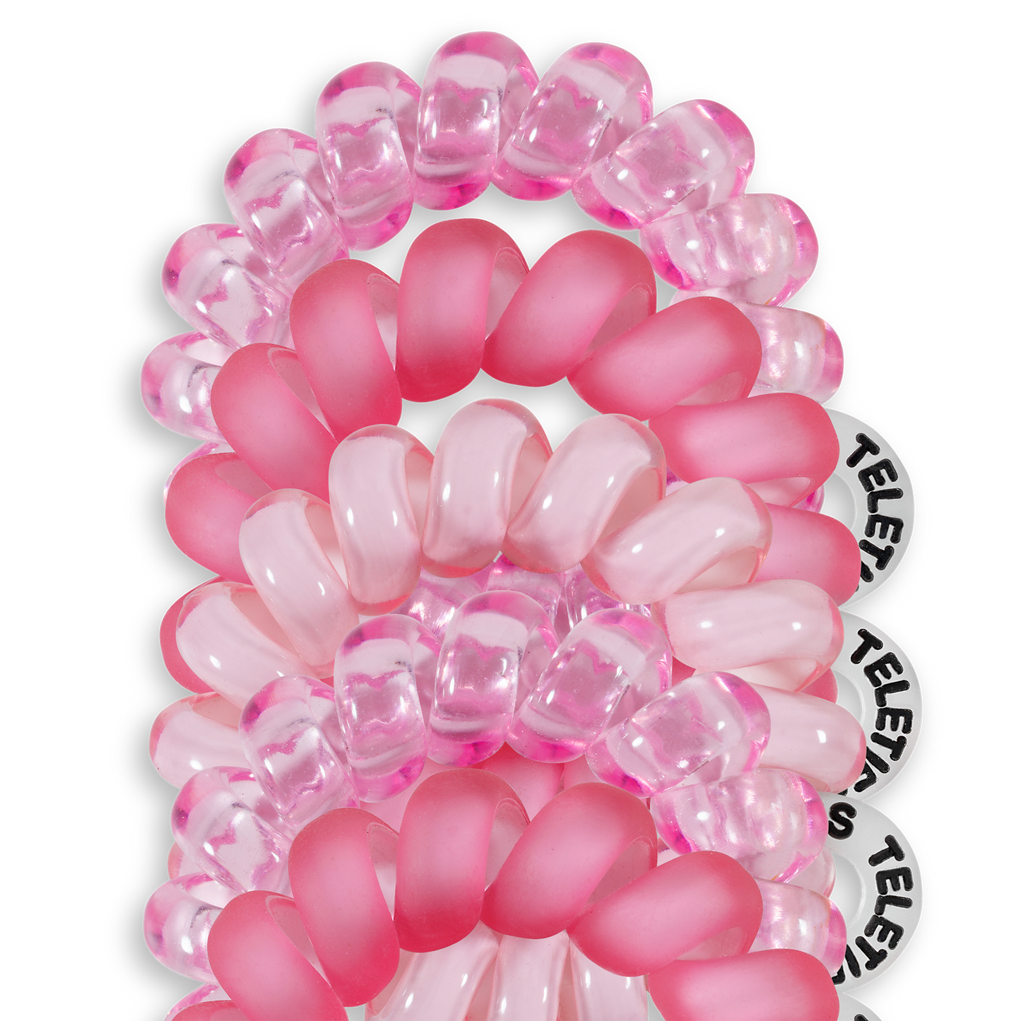 Spiral Hair Coils | Tiny | Pretty in Pink Hair Ties