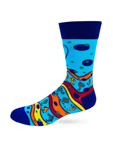 Master Baiter Men's Novelty Crew Socks- Fabdaz