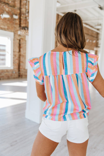 Rhya Striped Blouse Multicolor