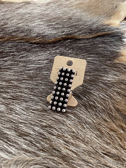 Gun Metal Silver Adjustable Ring TIPI