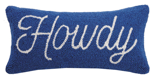 Howdy Hook Pillow Peeking