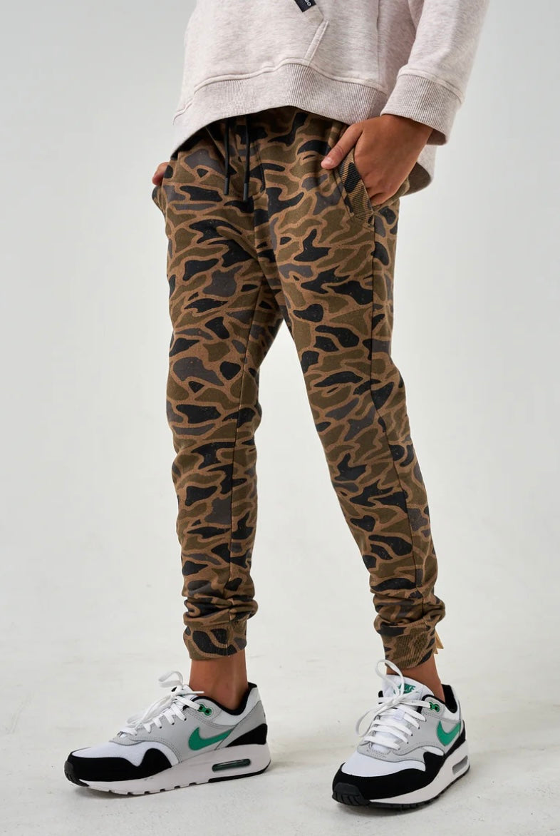 Youth Gauge Camo Fleece Jogger Burlebo