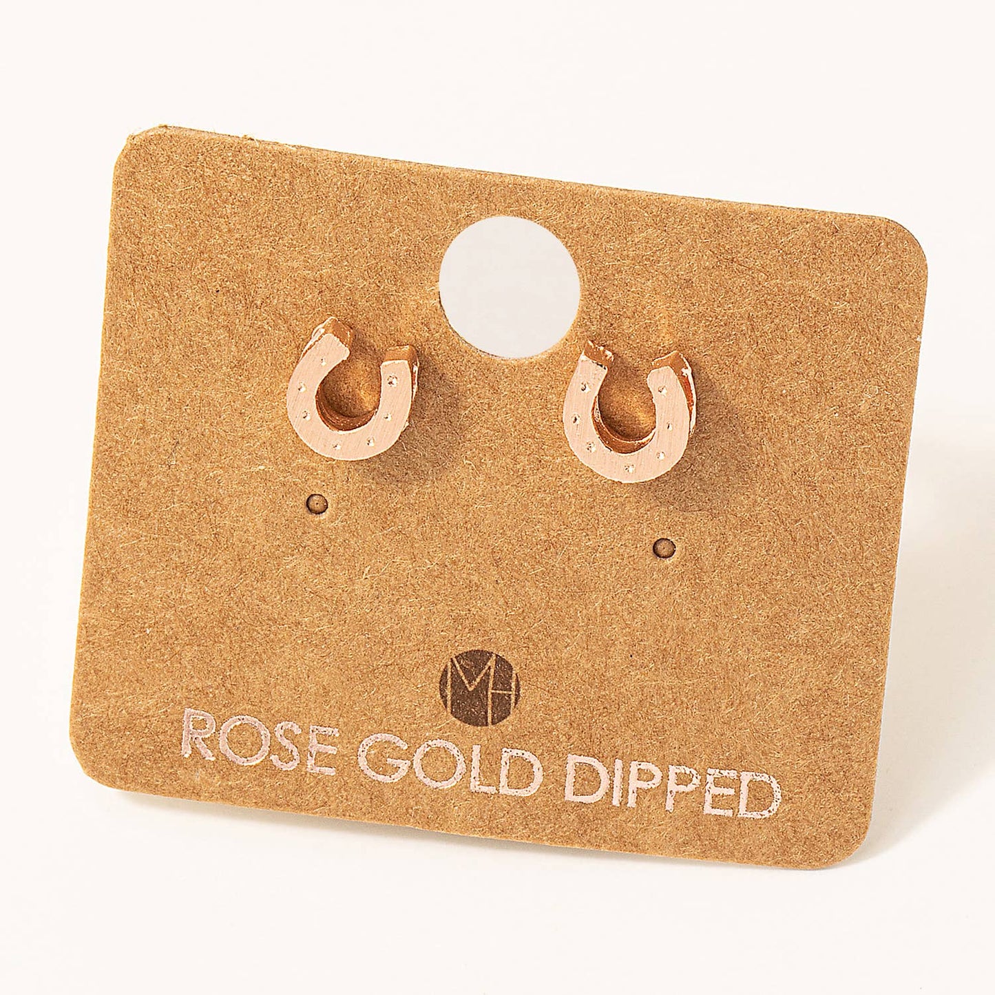 Mini Horseshoe Post Stud Earrings: G