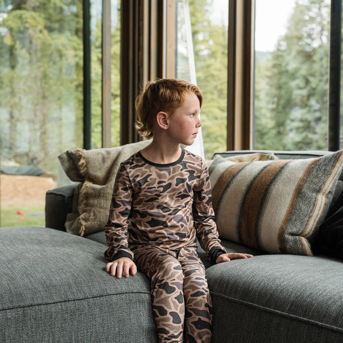 Gauge Camo Youth Long Sleeve Pajamas