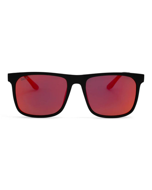 Dash - Men's Polarized Square Sunglasses: Flame Tx Dax