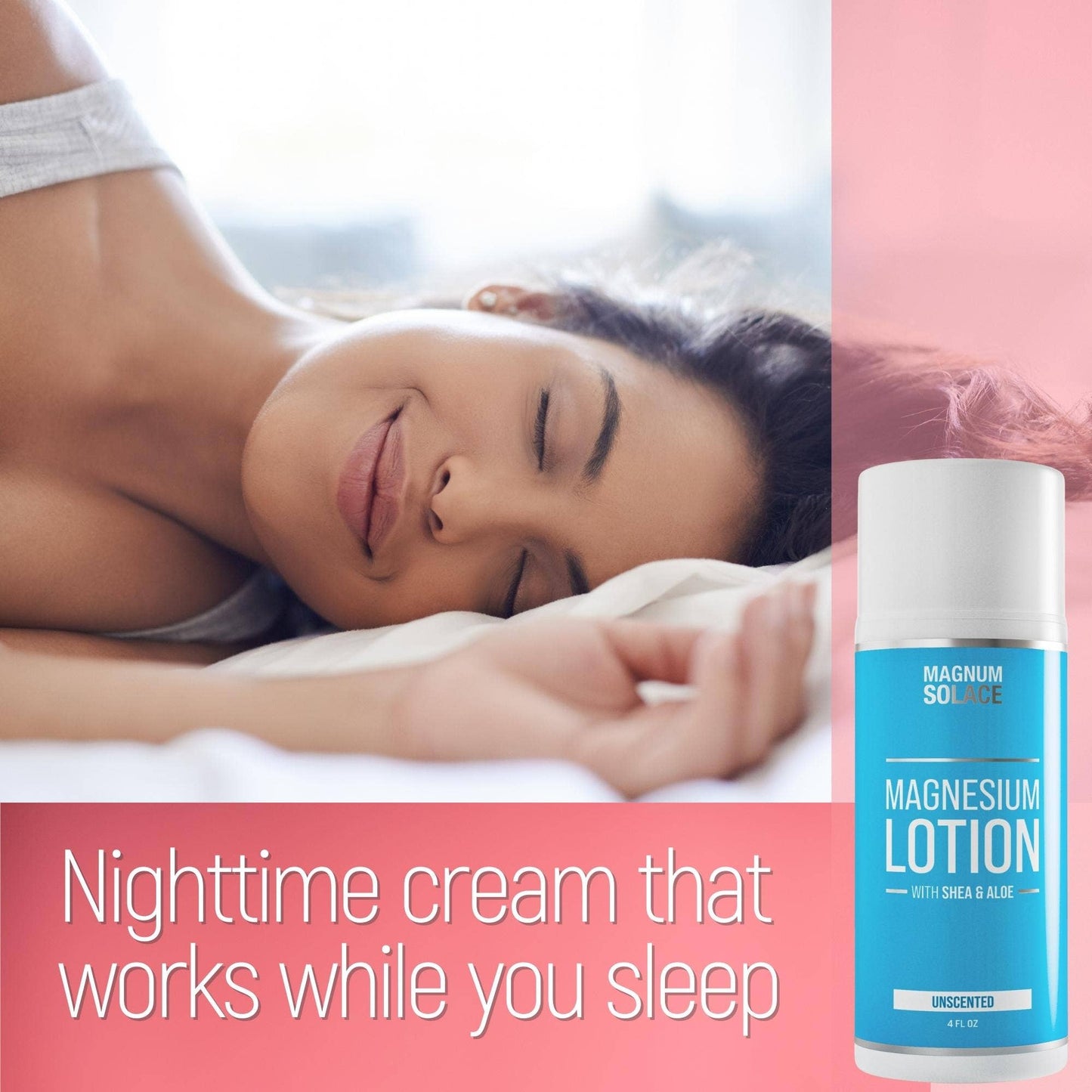 Magnesium Lotion - Restless Legs & Muscle Pain Relief Magnum Solace