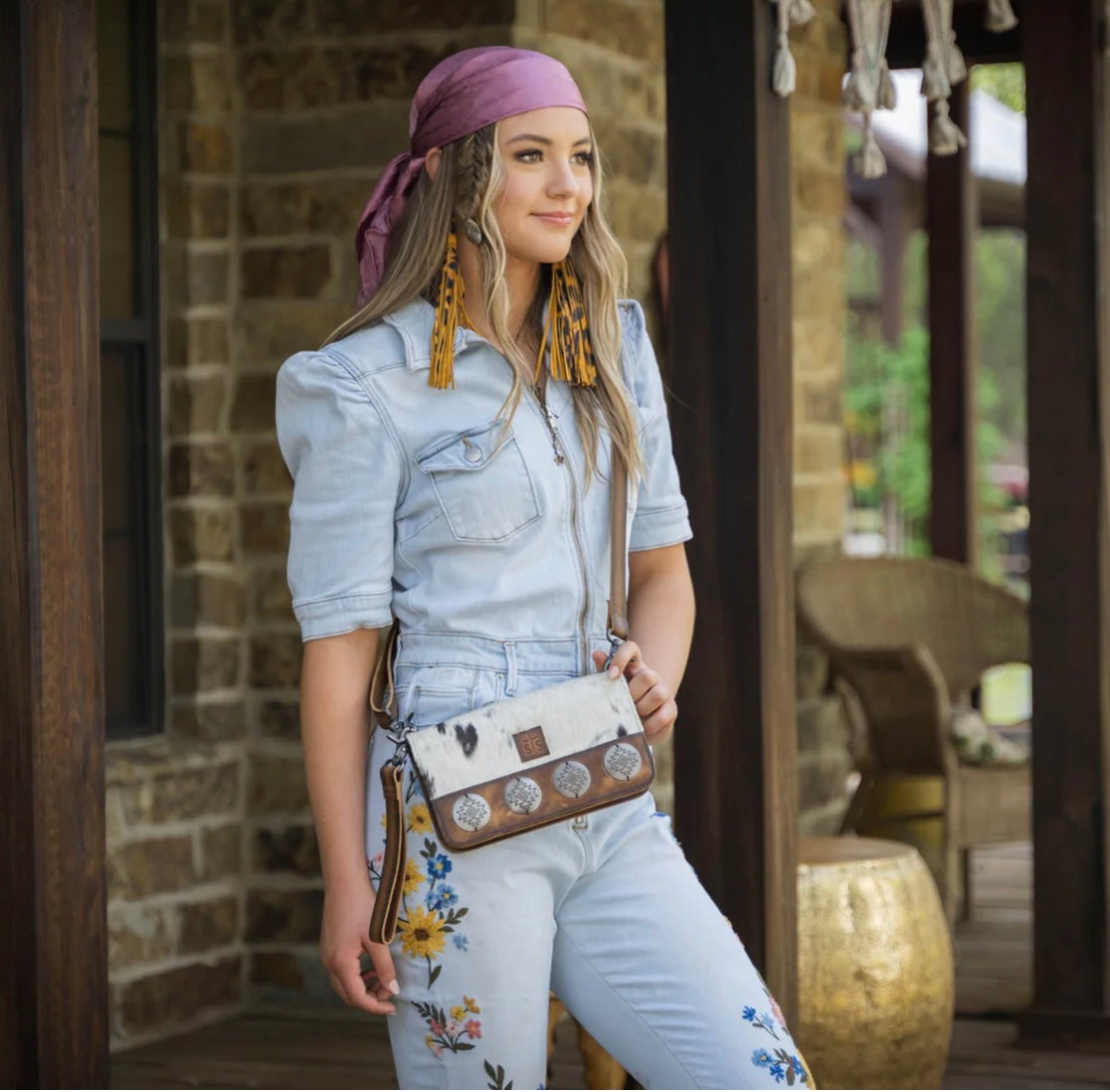 Vaquero Cowhide Evie Organizer STS Ranchwear 34153