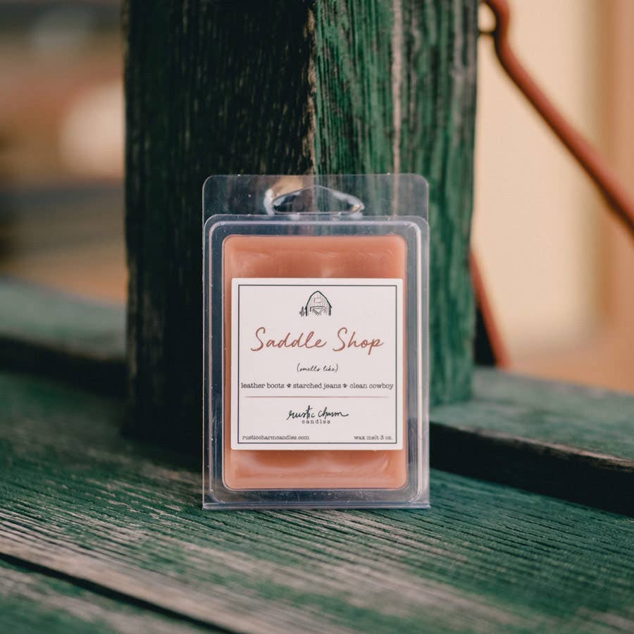 Saddle Shop Wax Melt- rustic charm