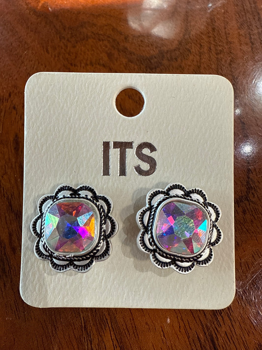 Silver Bling Studs