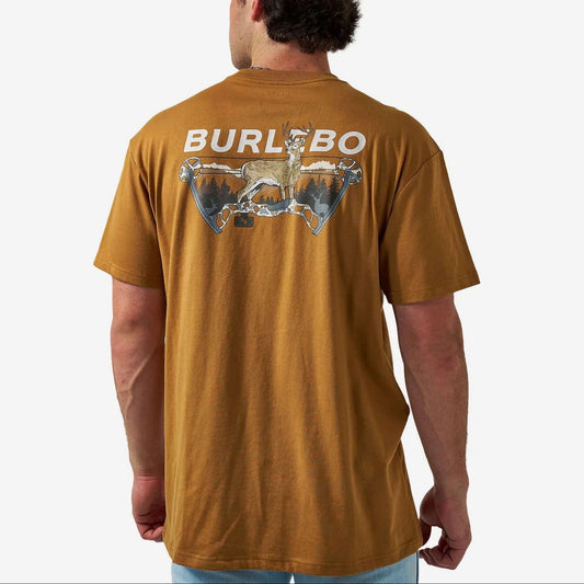 Bow Hunter Light Brown Burlebo Short Sleeve T Shirt SST-BOWH-LB Tx