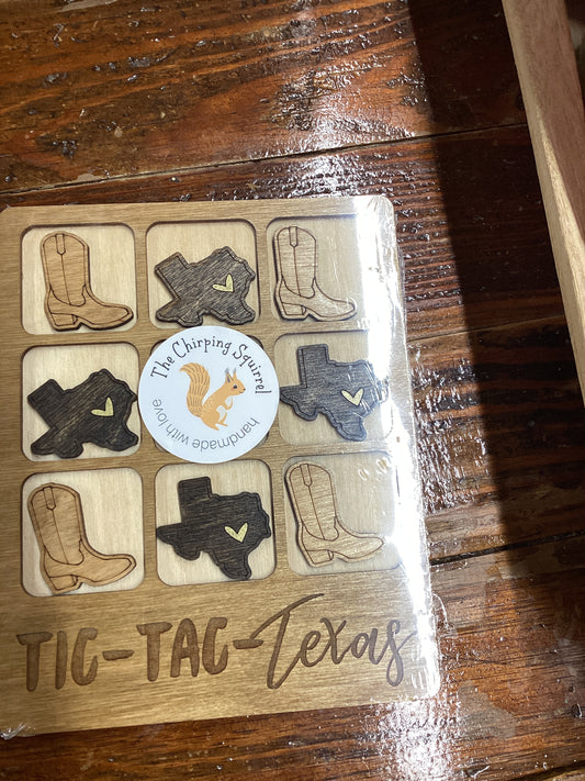 Tic-Tac-Texas Boot