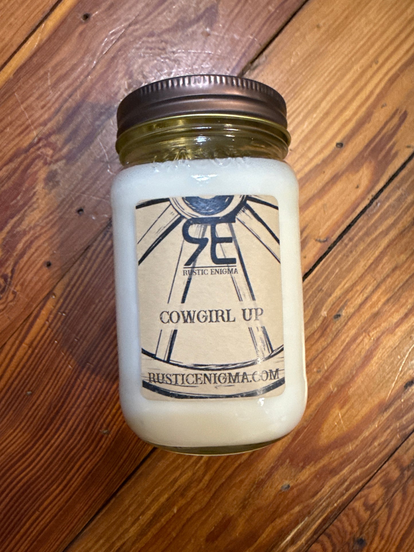 Cowgirl Up  16 oz Wood Wicked Candles RE