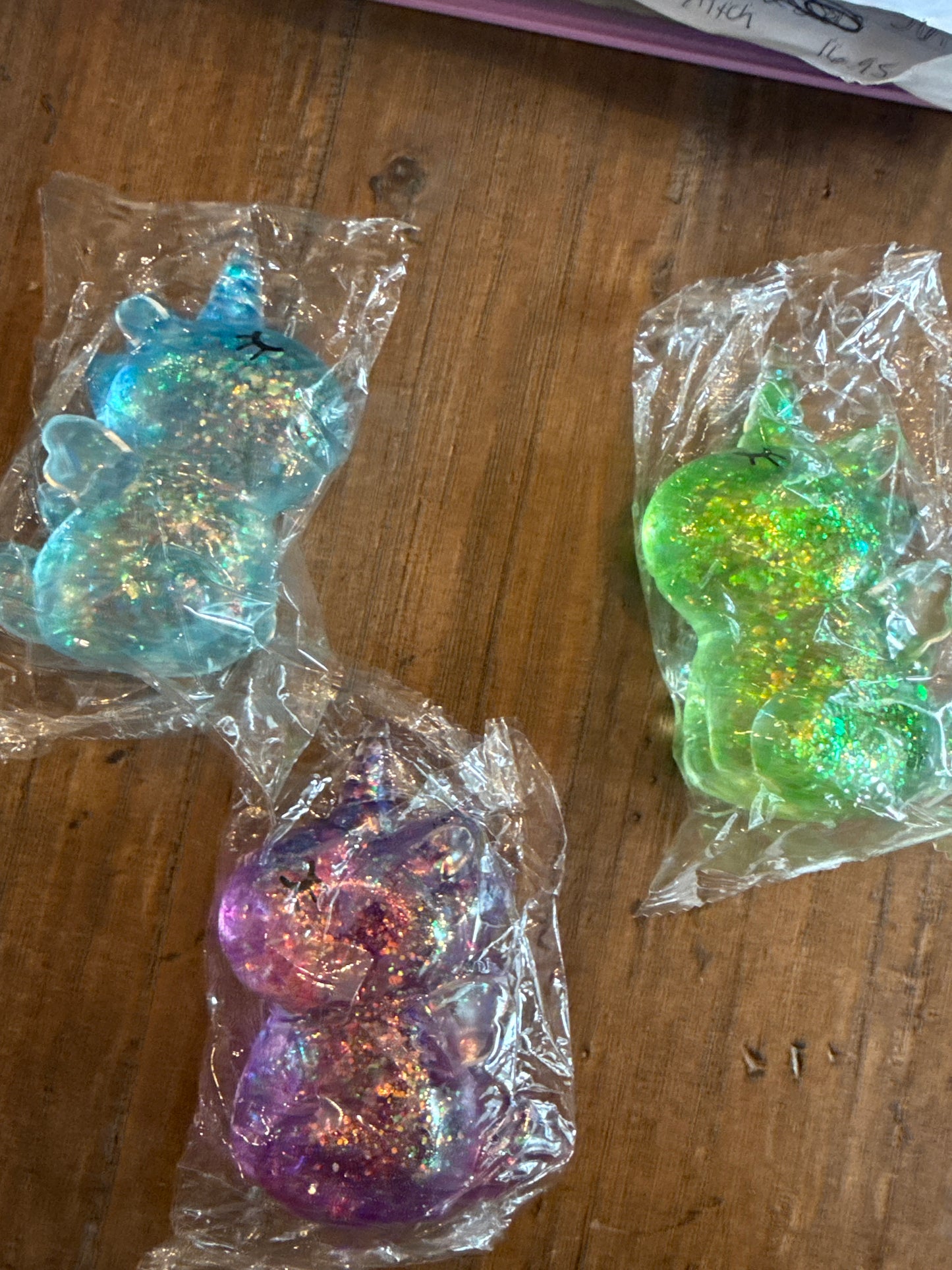 Glitter Unicorn Squishy Toy