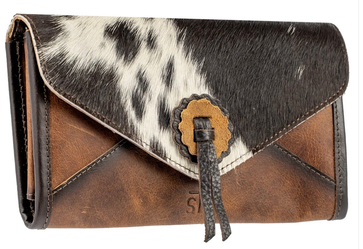 Guadalupe Cowhide Style Genuine Leather Wallet STS Ranchwear STS64075