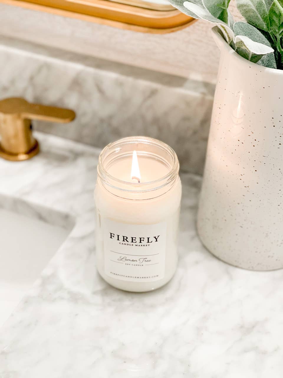 Lemon Tree: Large Candle