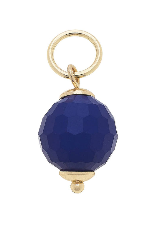 Resin Bead Charm: Navy
