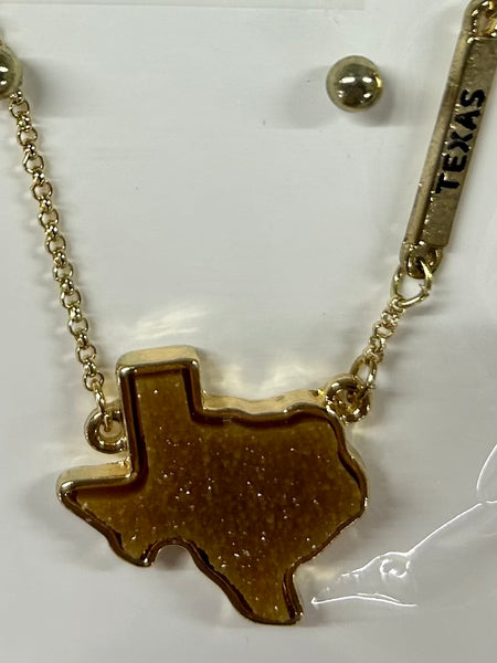 Texas Druzzy Necklace